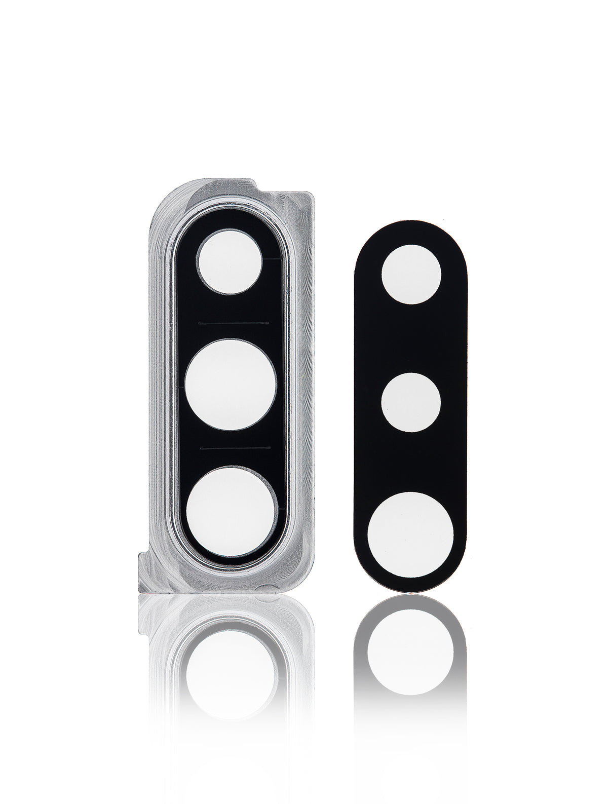 Back Camera Lens With Bracket / Bezel Compatible For Samsung Galaxy A30s (A307 / 2019) (Black)