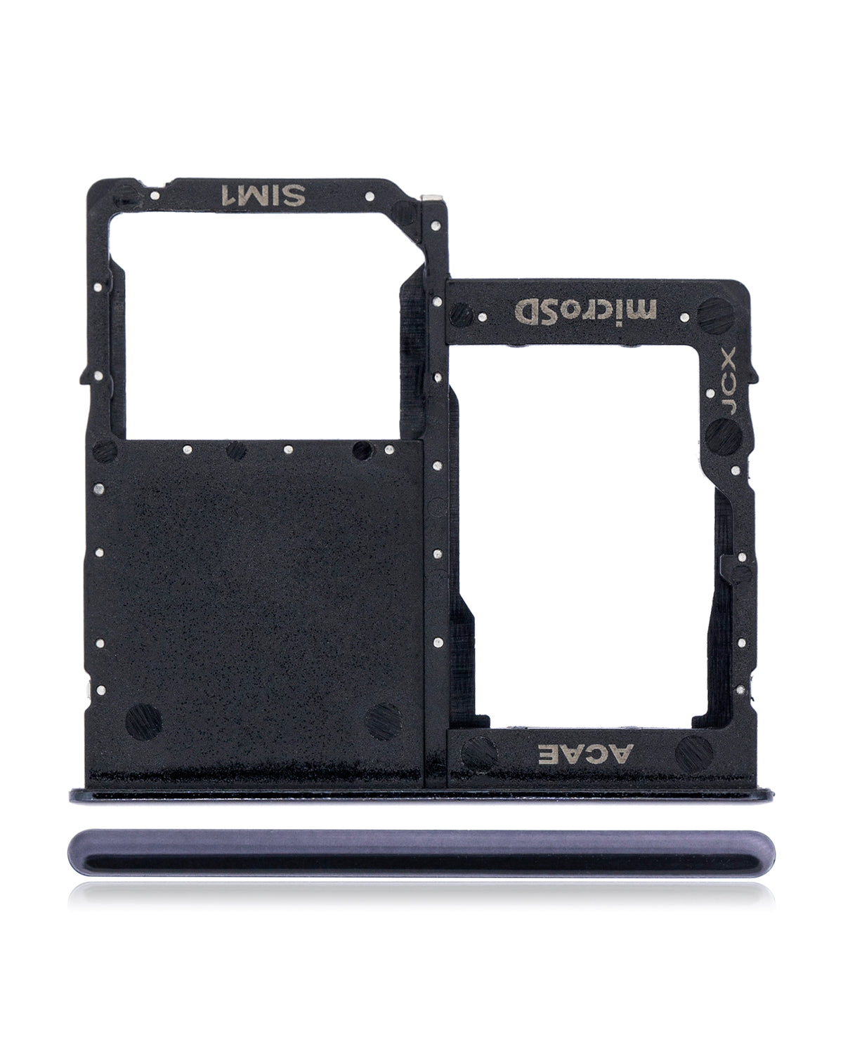 Single Sim Card Tray Compatible For Samsung Galaxy A31 (A315 / 2020) (Prism Crush Black)