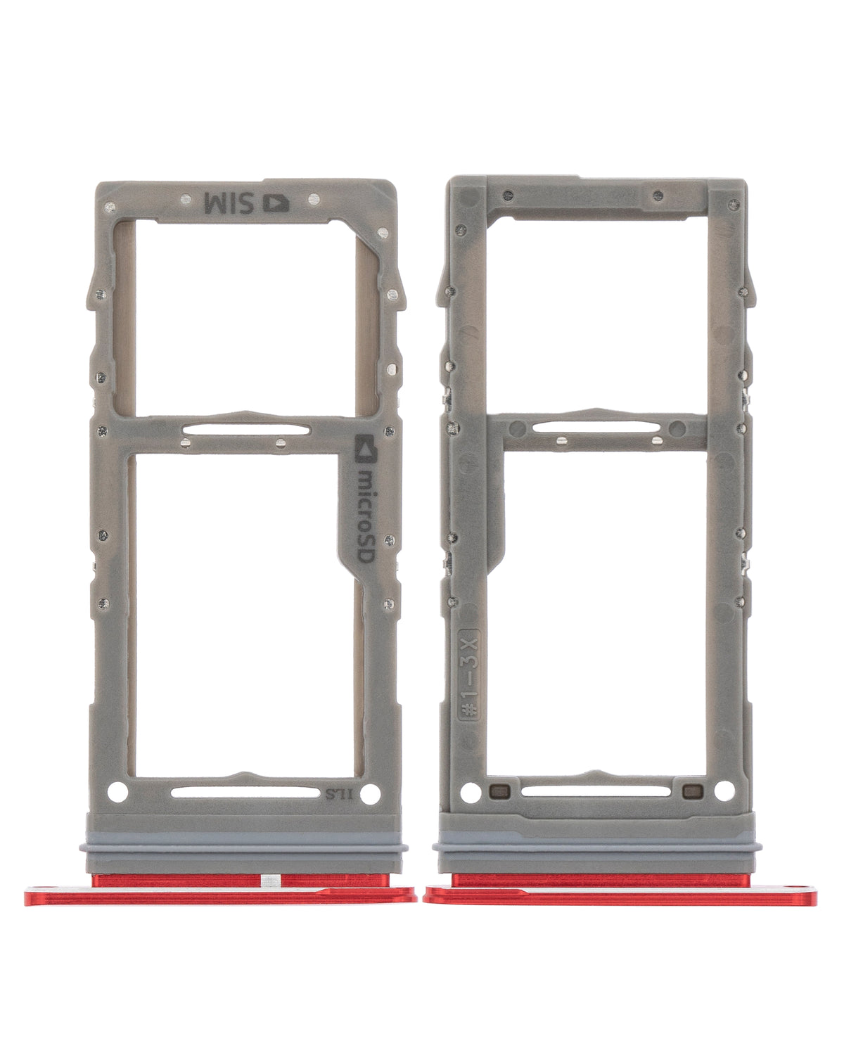 Replacement Single Sim Card Tray Compatible For Samsung Galaxy S20 / S20 Plus / S20 Ultra 5G (Aura Red)