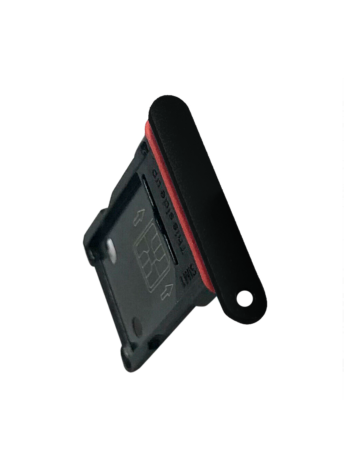 Dual Sim Card Tray Compatible For OnePlus 8 Replacement (Onyx Black)