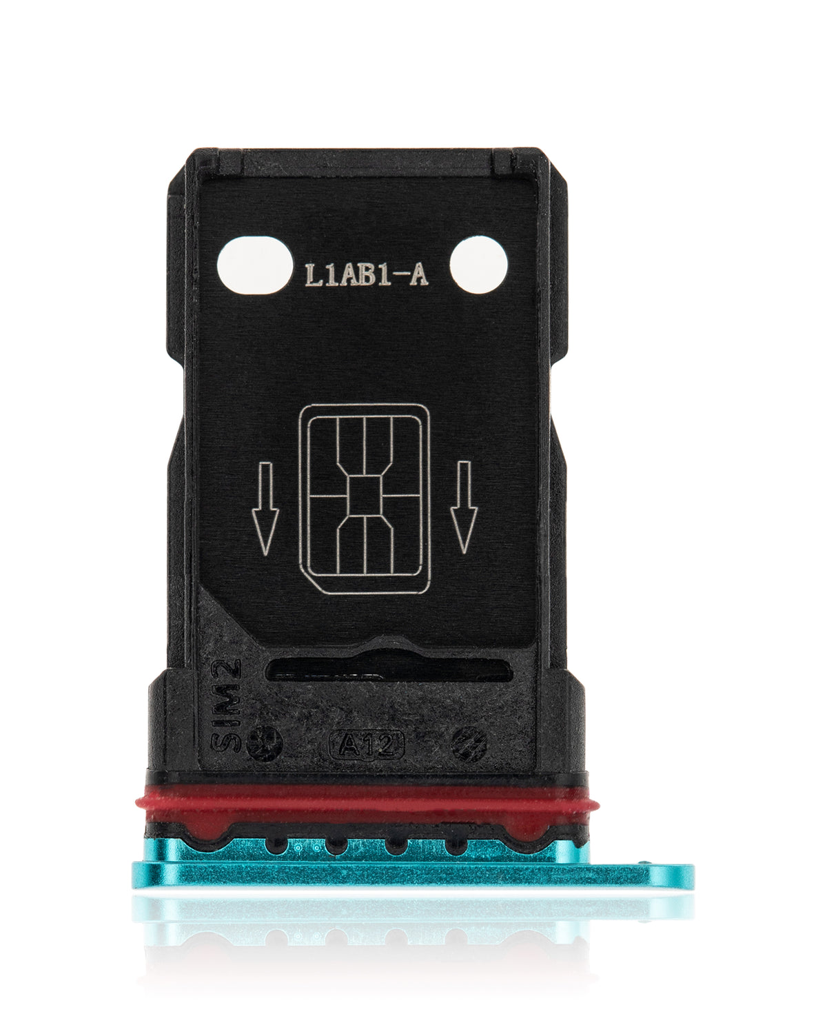 Dual Sim Card Tray Compatible For OnePlus 8 Replacement (Glacial Green)