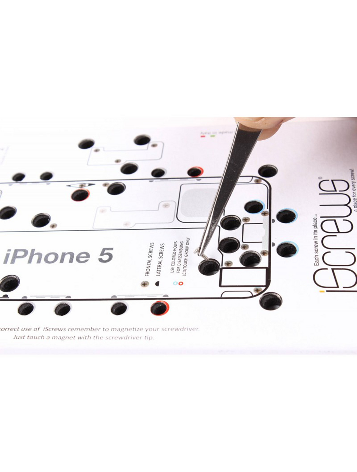 iScrews Position Mat Compatible For iPhone 4S (dottorpod)