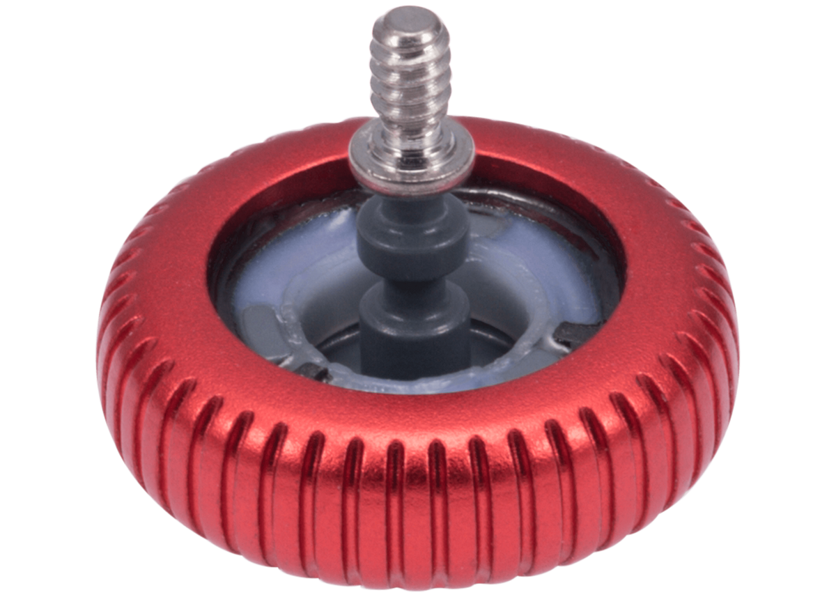 Crown Nut Compatible For Watch Series 6 (40MM / 44MM) (GPS Version) (Black / Red)