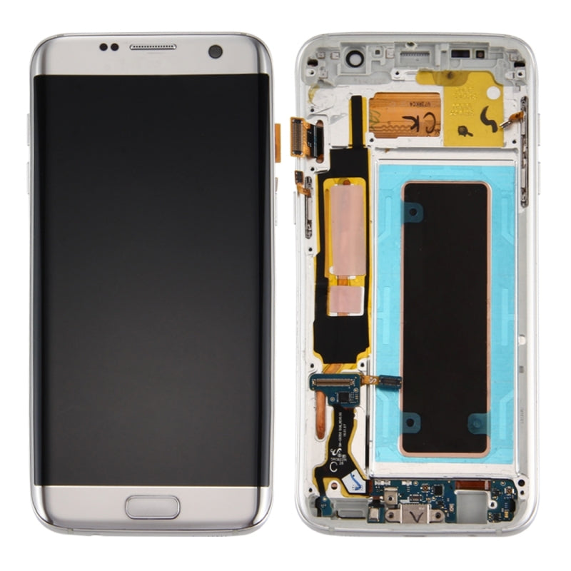 Replacement OLED Assembly With Frame Compatible For Samsung Galaxy S7 Edge G935F (International Version) (Service Pack) (White)