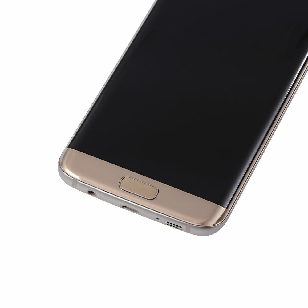 OLED Assembly With Frame Compatible For Samsung Galaxy S7 Edge Replacement(G935W8) (Service Pack) (Gold)
