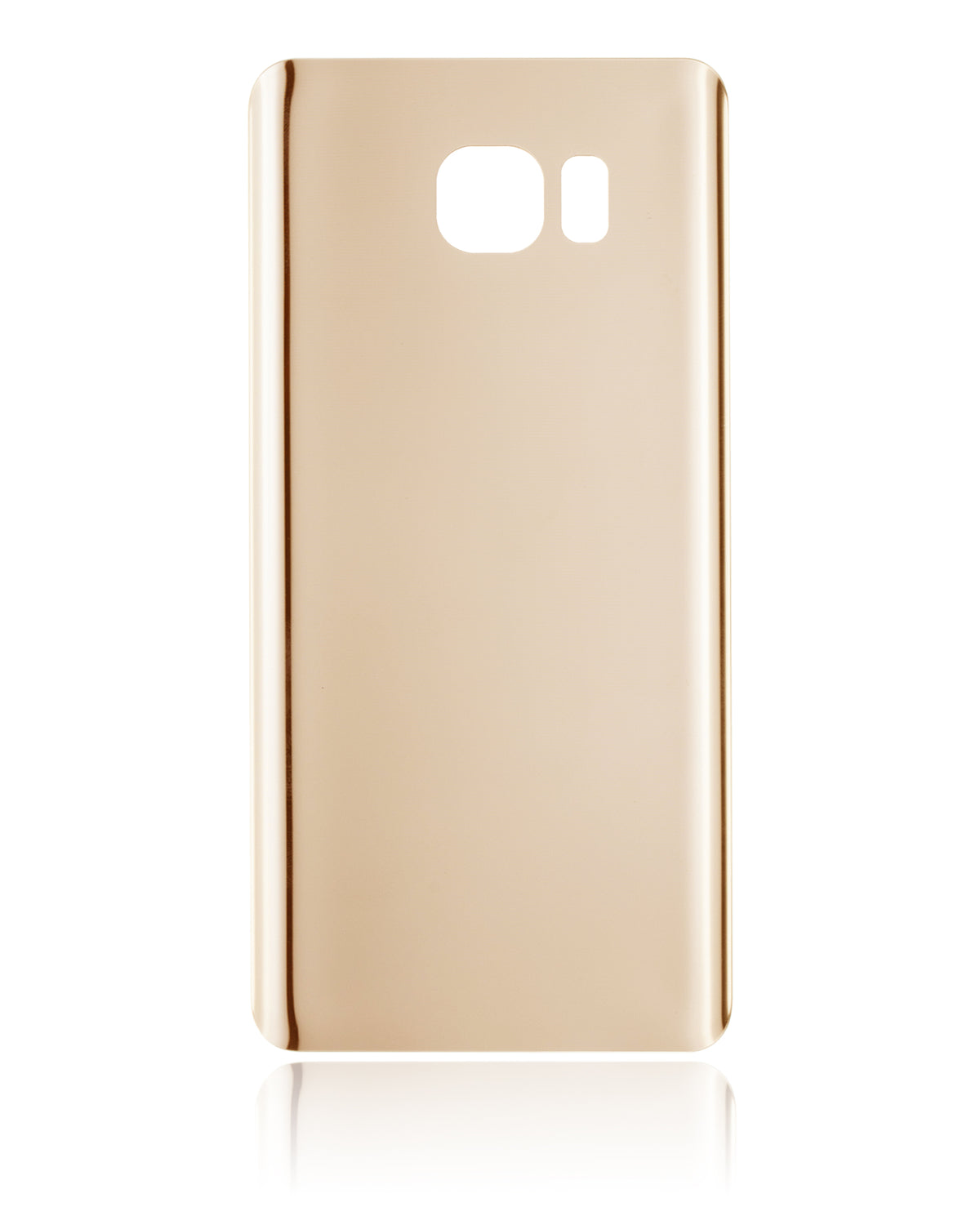 Back Cover Glass Compatible For Samsung Galaxy Note 5 Replacement (No Logo) (Vemake) (Gold Platinum)