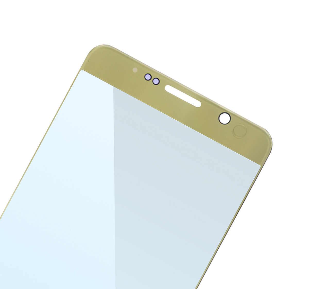 Front Glass With OCA Pre-Installed Compatible For Samsung Galaxy Note 5 Replacement (Gold)