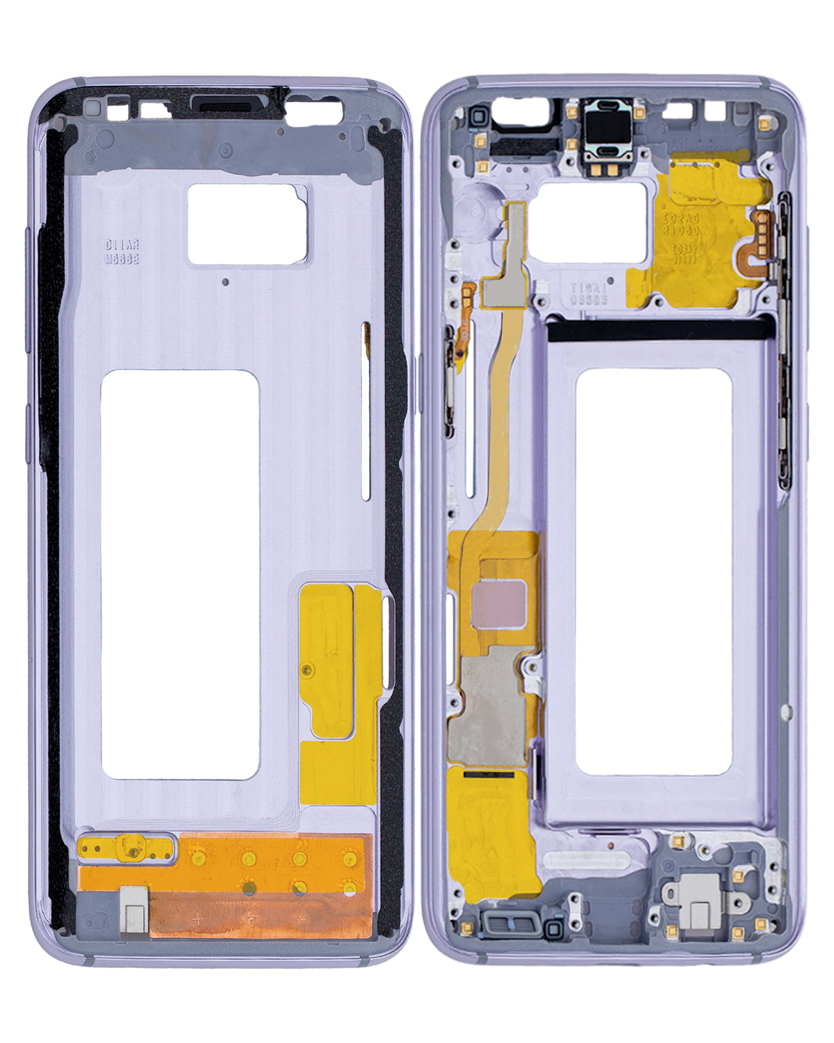 Replacement Mid-Frame Housing Compatible For Samsung Galaxy S8 (With Small Parts) (Orchid Gray / Violet)