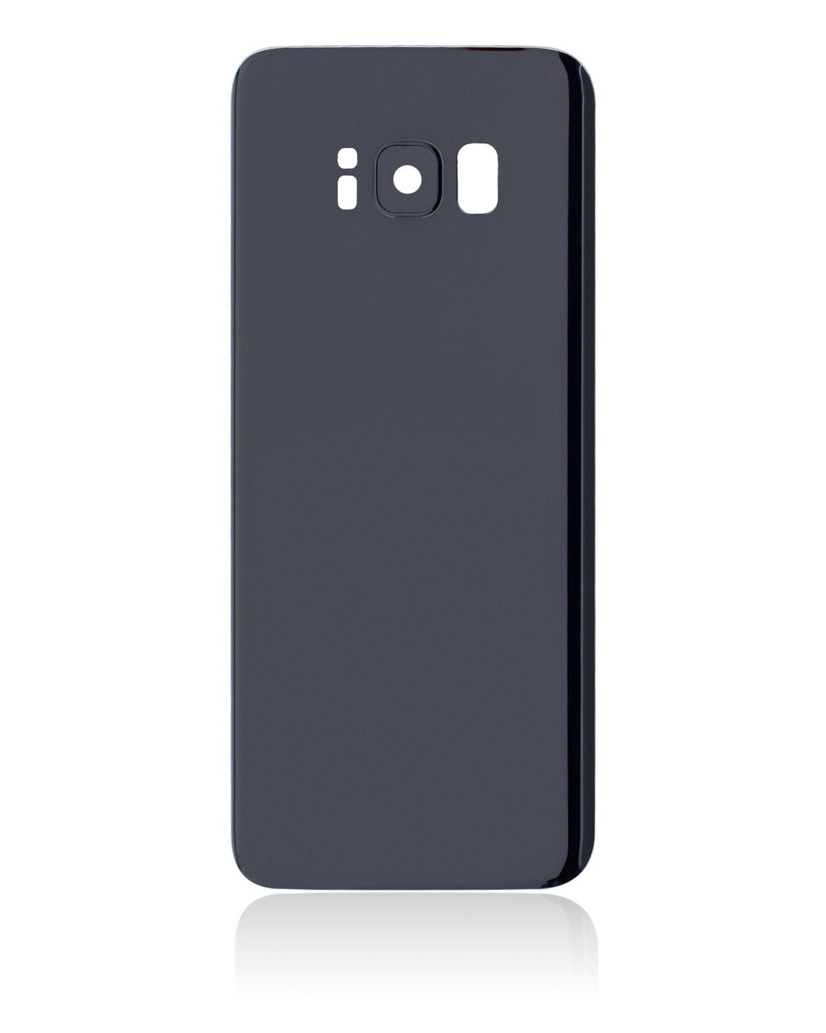 Back Cover Glass With Camera Lens Compatible For Samsung Galaxy S8 Replacement (Service Pack) (Midnight Black)