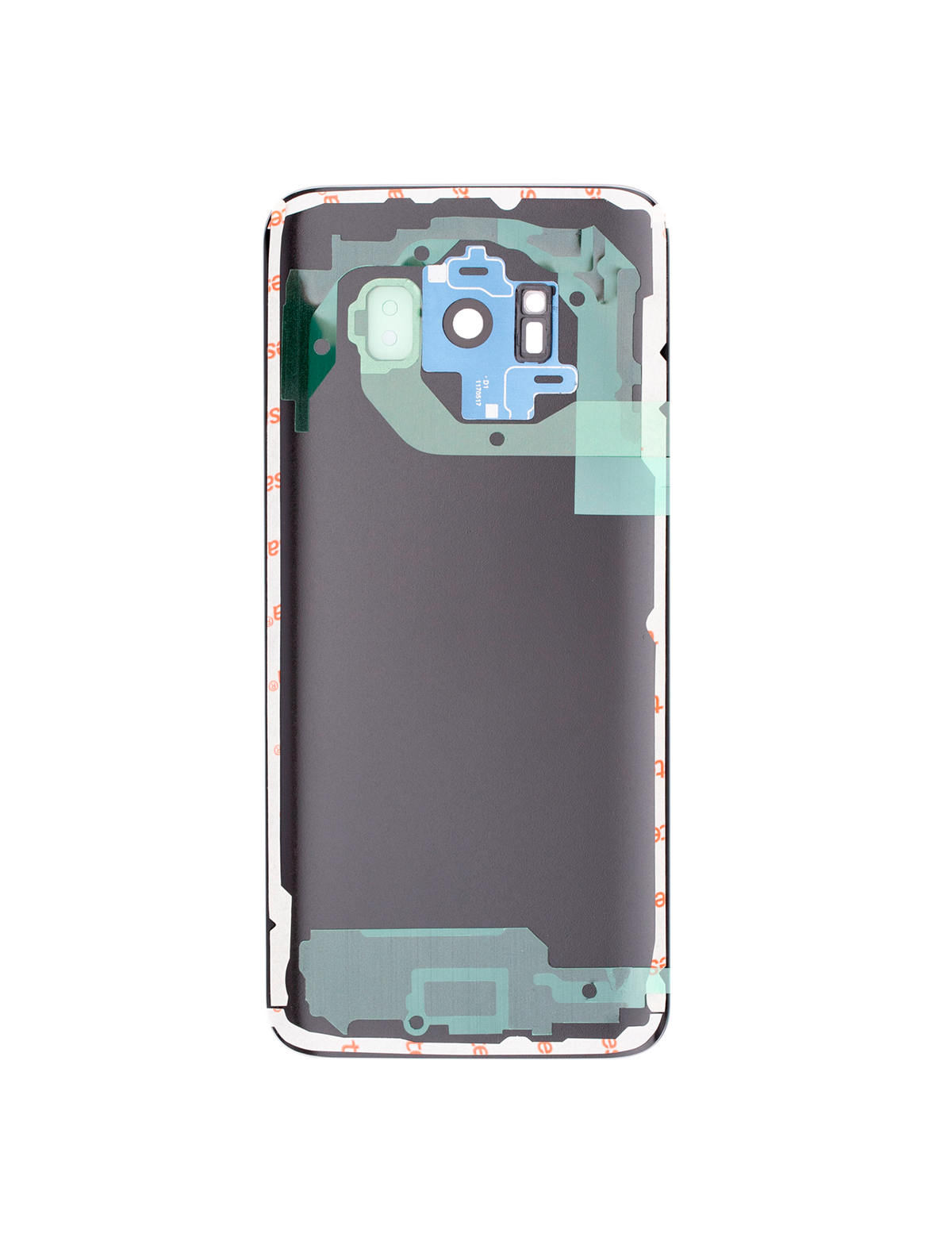 Replacement Back Cover Glass With Camera Lens Compatible For Samsung Galaxy S8 (No Logo) (Vemake) (Coral Blue)
