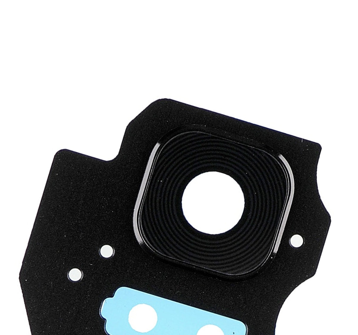 Back Camera Lens With Bezel Ring Compatible For Samsung Galaxy S8 Plus Replacement (Midnight Black)