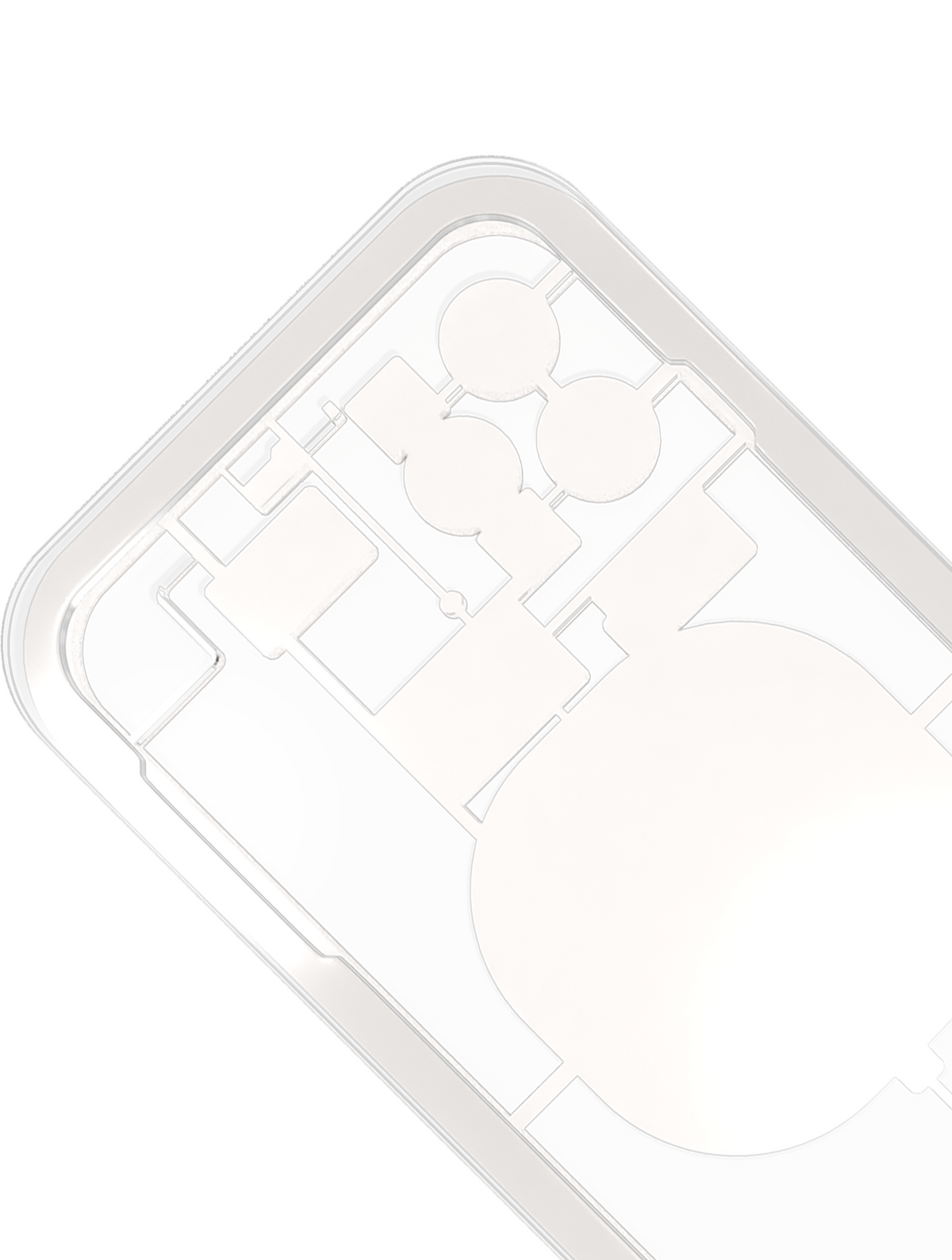 Laser Machine Protection Mold Compatible For iPhone 11 Pro Max (M-Triangel)