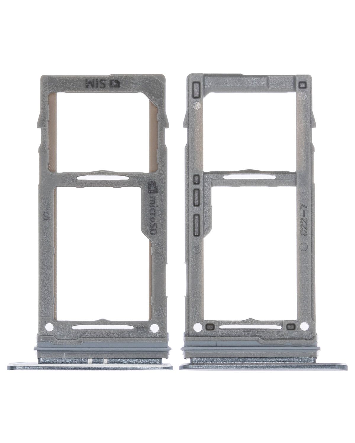 Single Sim Card Tray Compatible For Samsung Galaxy S9 / S9 Plus Replacement (Titanium Gray)