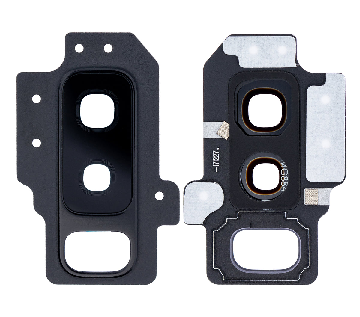 Back Camera Lens With Bracket / Bezel Compatible For Samsung Galaxy S9 Plus Replacement (Black)
