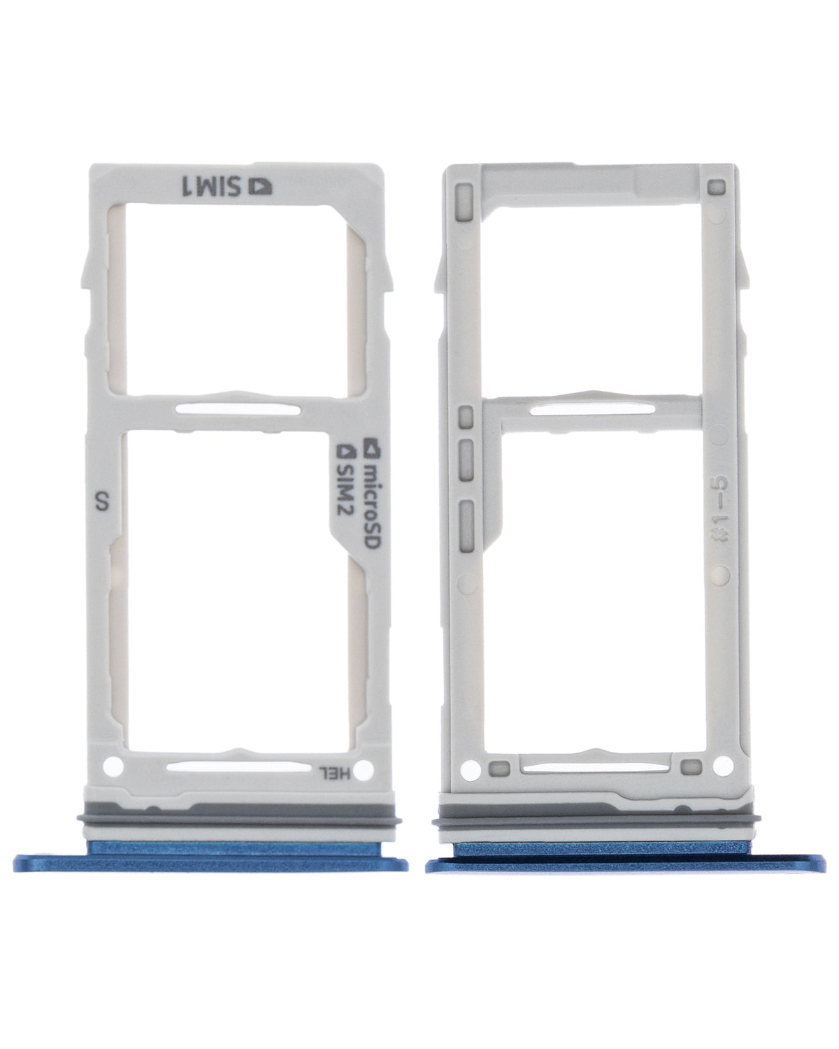 Replacement Dual Sim Drawer Compatible For Samsung Galaxy S9 / S9 Plus (Coral Blue)