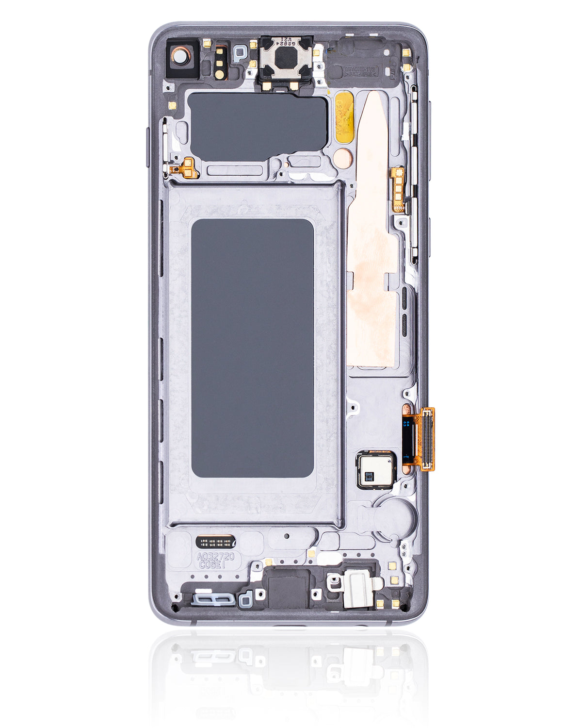 Replacement OLED Assembly With Frame Compatible For Samsung Galaxy S10 (Refurbished) (Prism White)