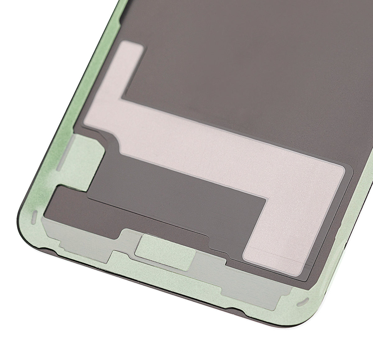 Back cover Glass With Camera Lens Compatible For Samsung Galaxy S10E Replacement (No Logo) (Vemake) (Prism White)