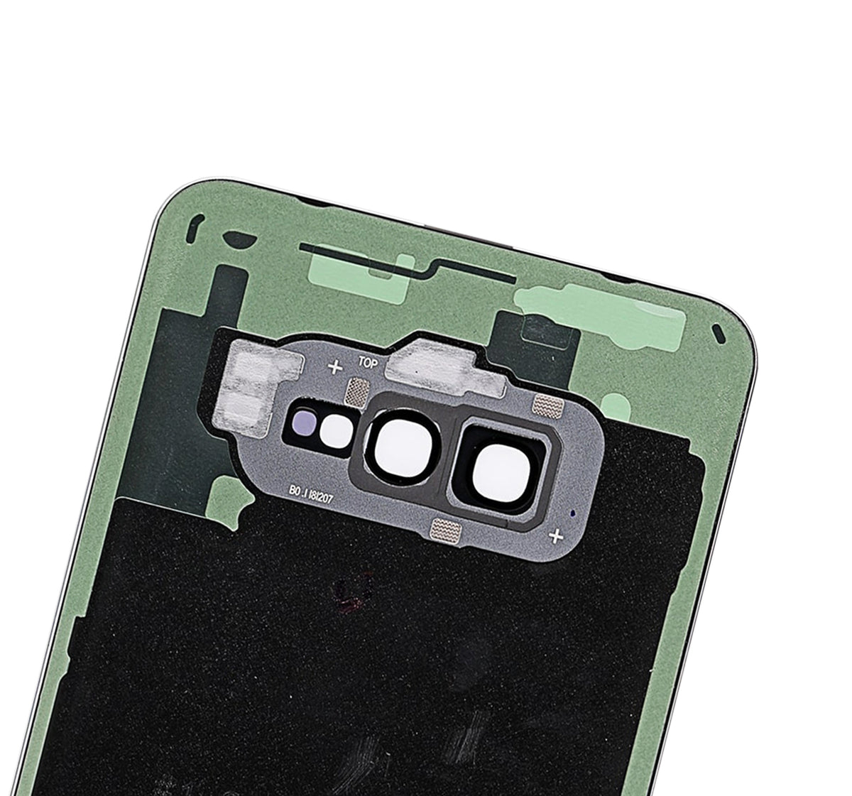 Back cover Glass With Camera Lens Replacement Compatible For Samsung Galaxy S10 (Service Pack) (Prism Blue)