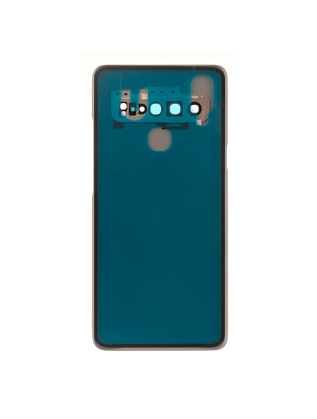 Replacement Back cover Glass With Camera Lens Compatible For Samsung Galaxy S10 5G by Macfactory.Store (No Logo) (Vemake) (Prism Black)