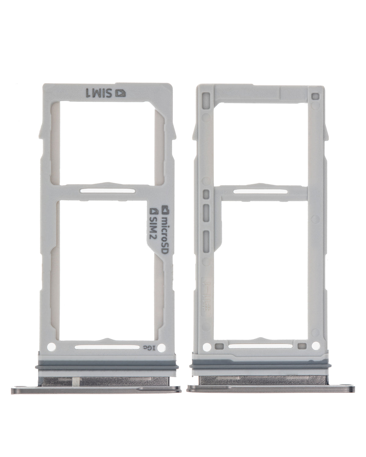 Dual Sim Card Tray Compatible For Samsung Galaxy S10e Replacement (Prism Black)