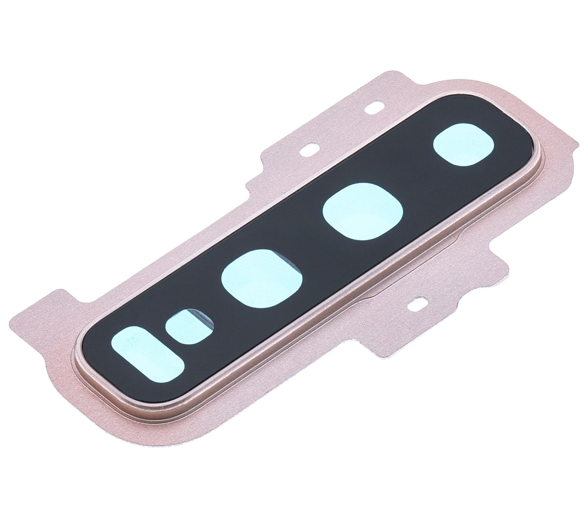 Back Camera Lens With Cover Bezel Ring Compatible For Samsung Galaxy S10 Plus Replacement (Gold)