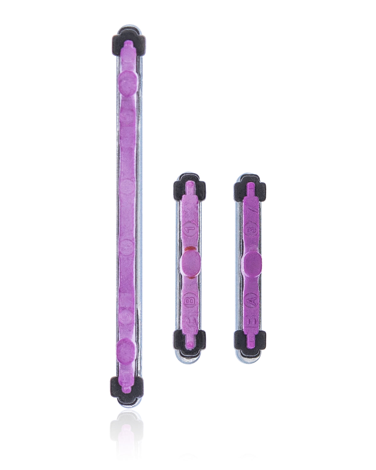 Hard Buttons Replacement (Power / Volume / Bixby) Compatible For Samsung Galaxy S10 / S10 Plus (Prism Blue)