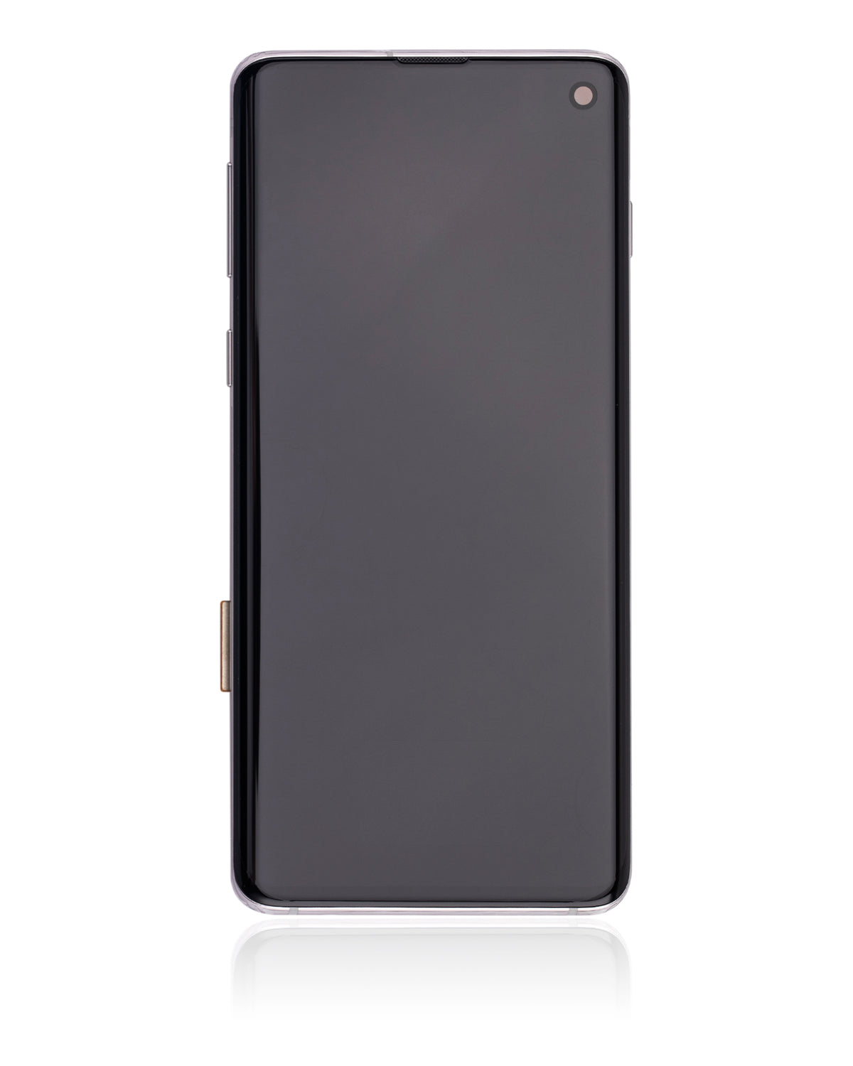 OLED Assembly With Frame Compatible For Samsung Galaxy S10 Replacement(Service Pack) (Prism White)