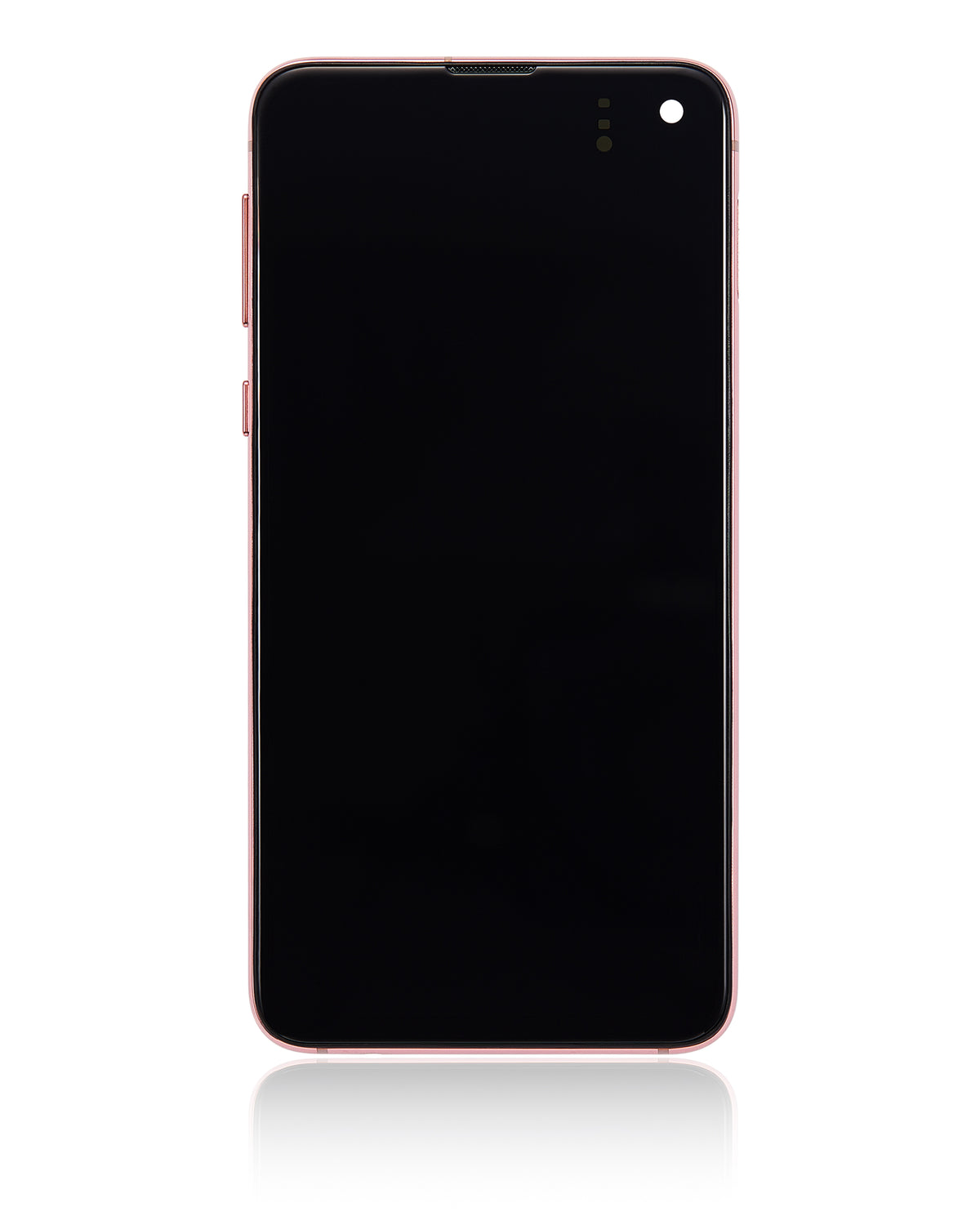 OLED Assembly With Frame Compatible For Samsung Galaxy S10E Replacement (Refurbished) (Flamingo Pink)