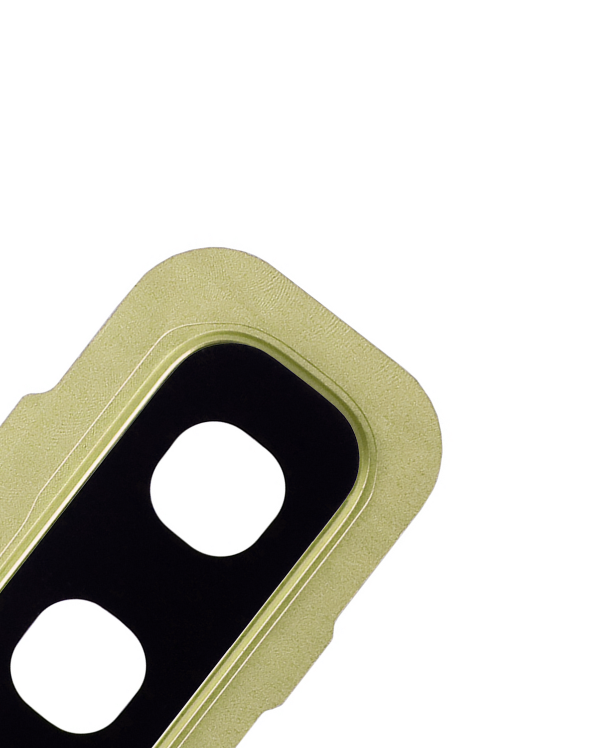 Back Camera Lens With Cover Bezel Ring Compatible For Samsung Galaxy S10E Replacement (Canary Yellow)