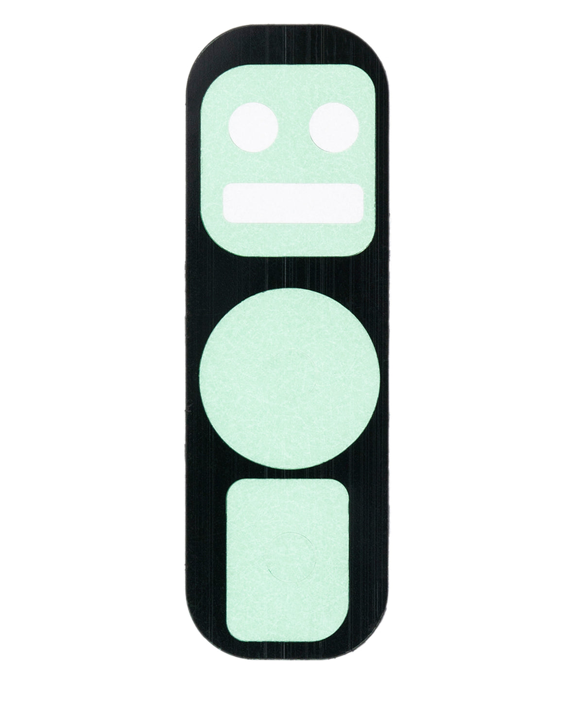 Back Camera Lens Replacement (Glass Only) With Adhesive Compatible For Samsung Galaxy S10E (Silver)