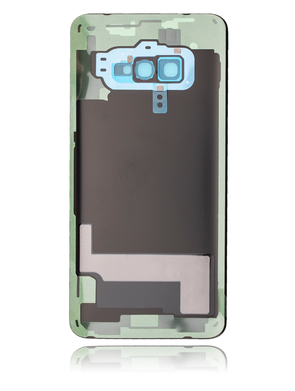 Replacement Back cover Glass With Camera Lens Compatible For Samsung Galaxy S10E (Service Pack) (Prism Blue)