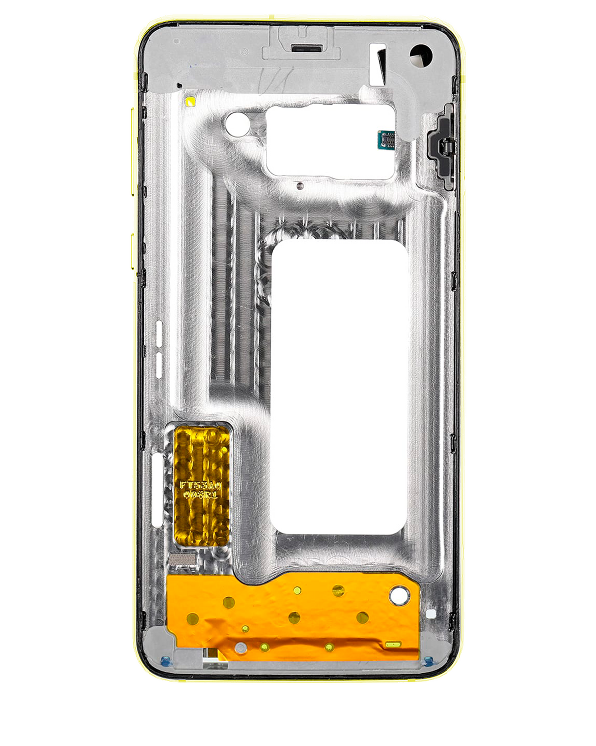 Replacement Mid-Frame Housing Compatible For Samsung Galaxy S10E (With Small Parts) (Canary Yellow)