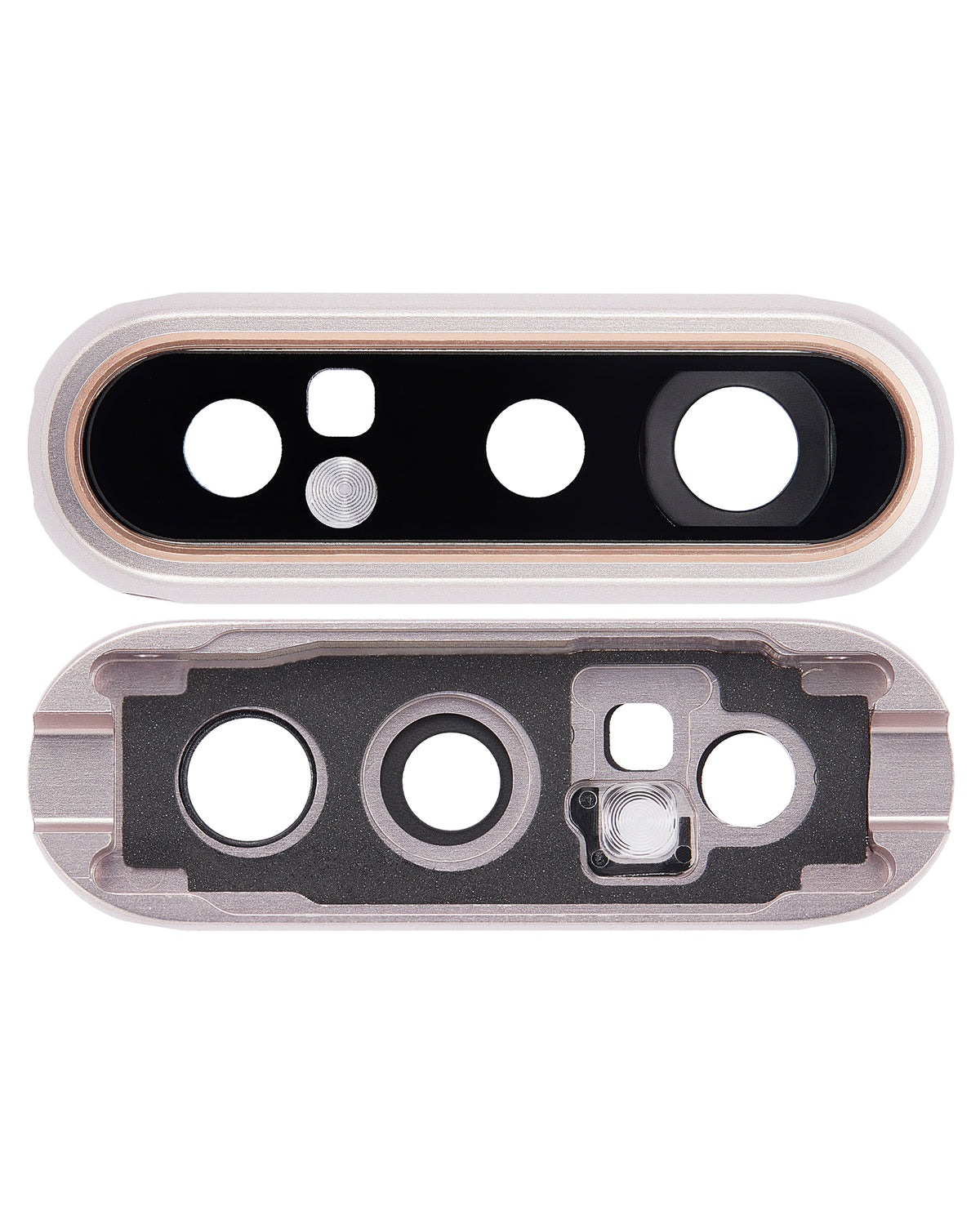 Back Camera Lens With Bracket / Bezel Compatible For Samsung Galaxy A80 Replacement (A805 / 2019) (Angel Gold)