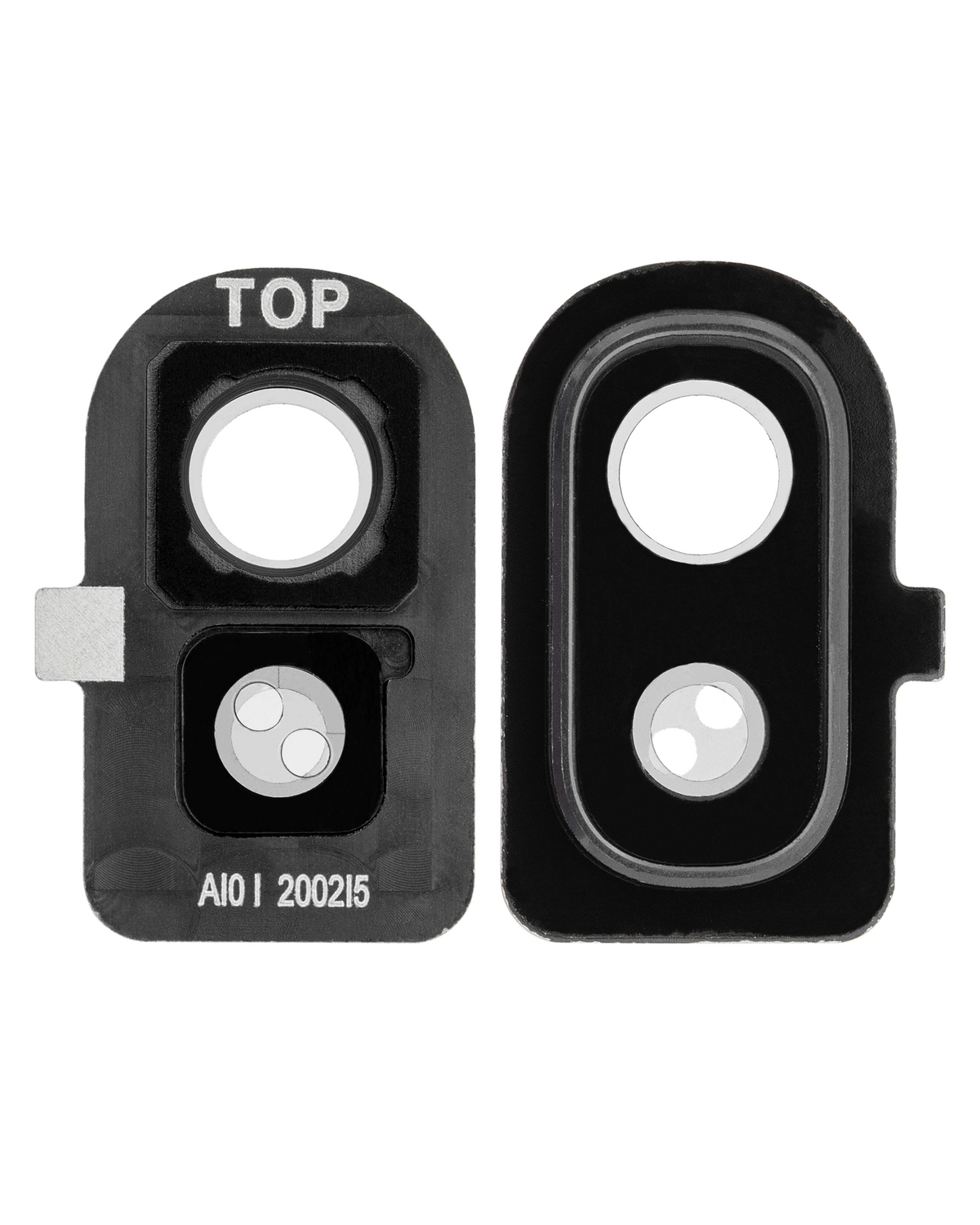 Back Camera Lens With Cover Bezel Ring Compatible For Samsung Galaxy A10E (A102 / 2019) (Black)
