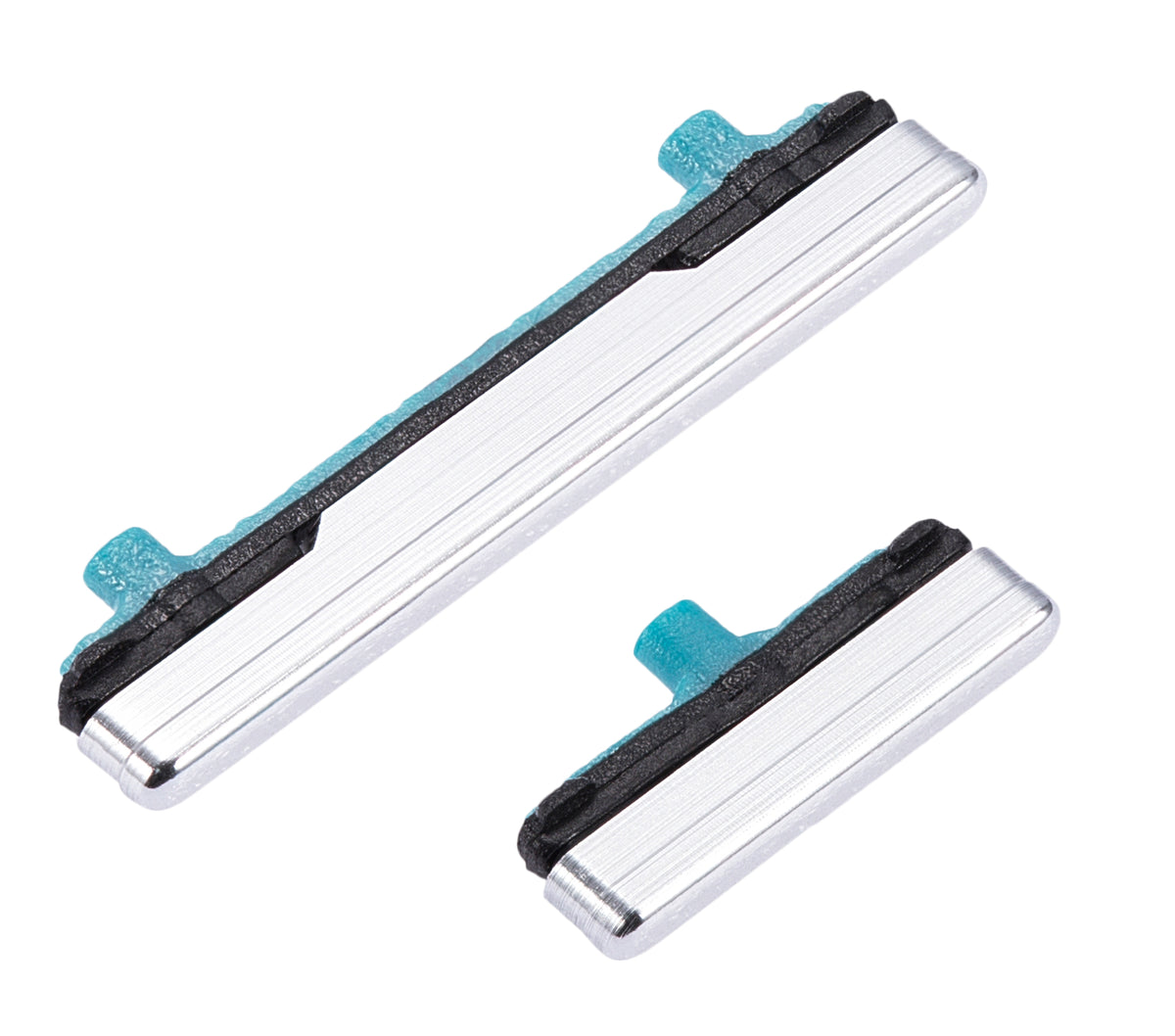 Hard Buttons (Power / Volume) Compatible For Samsung Galaxy S21 Replacement (Phantom White)