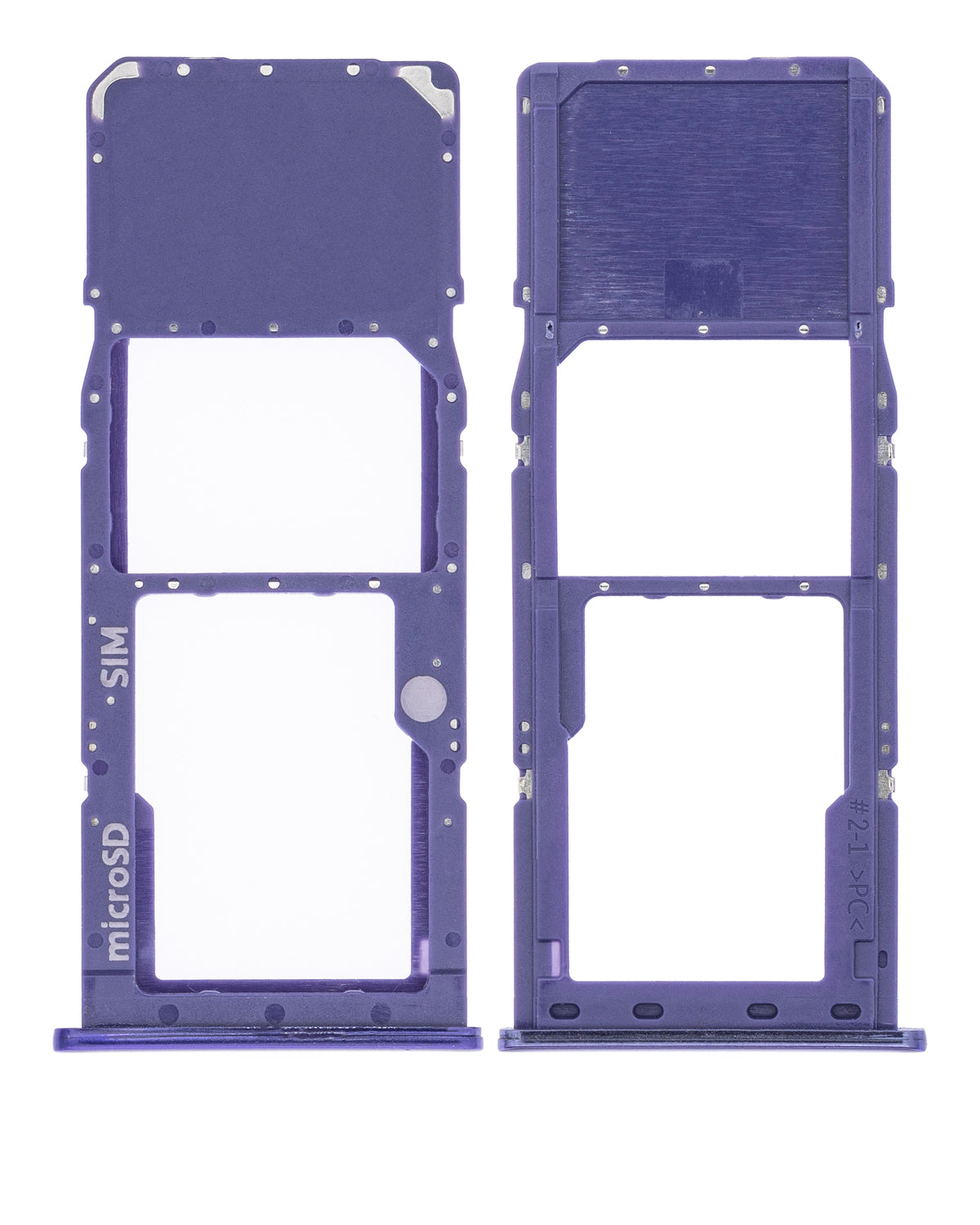Dual Sim Card Tray Compatible For Samsung Galaxy A50S (A507 / 2019) (Prism Crush Violet)