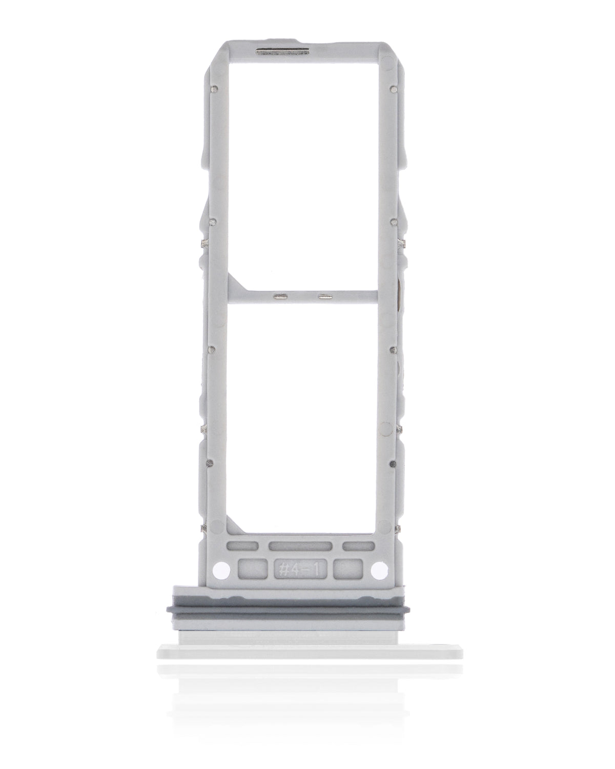 Dual Sim Card Tray Compatible For Samsung Galaxy Note 10 Replacement (Aura White)