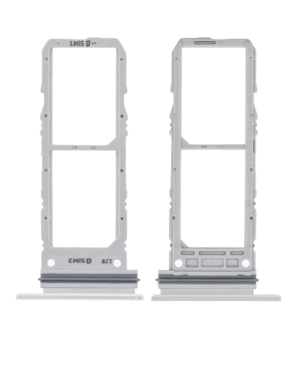 Dual Sim Card Tray Compatible For Samsung Galaxy Note 10 Replacement (Aura White)