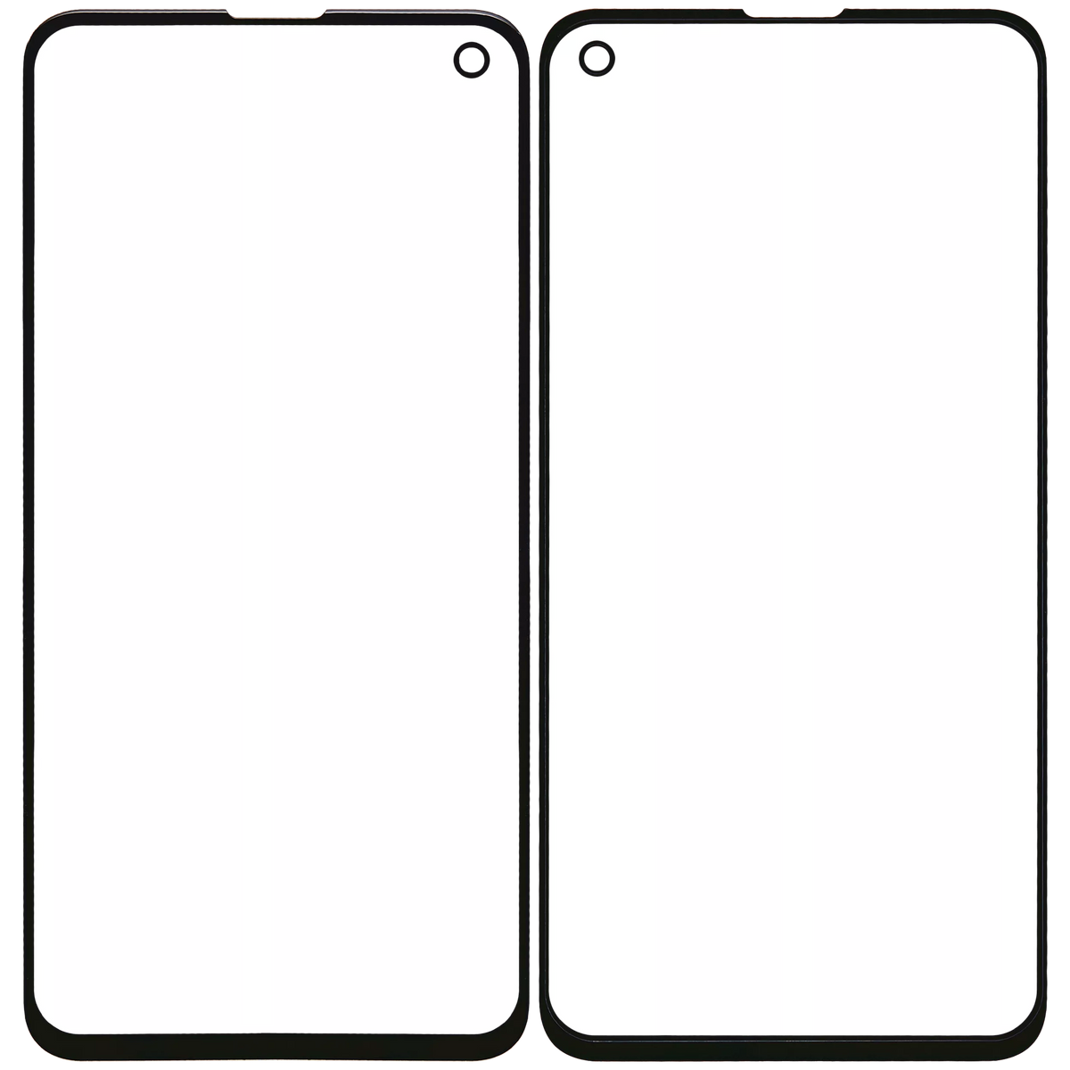 2 in 1 Front Glass With OCA Pre-Installed Compatible For Samsung Galaxy S10E Replacement