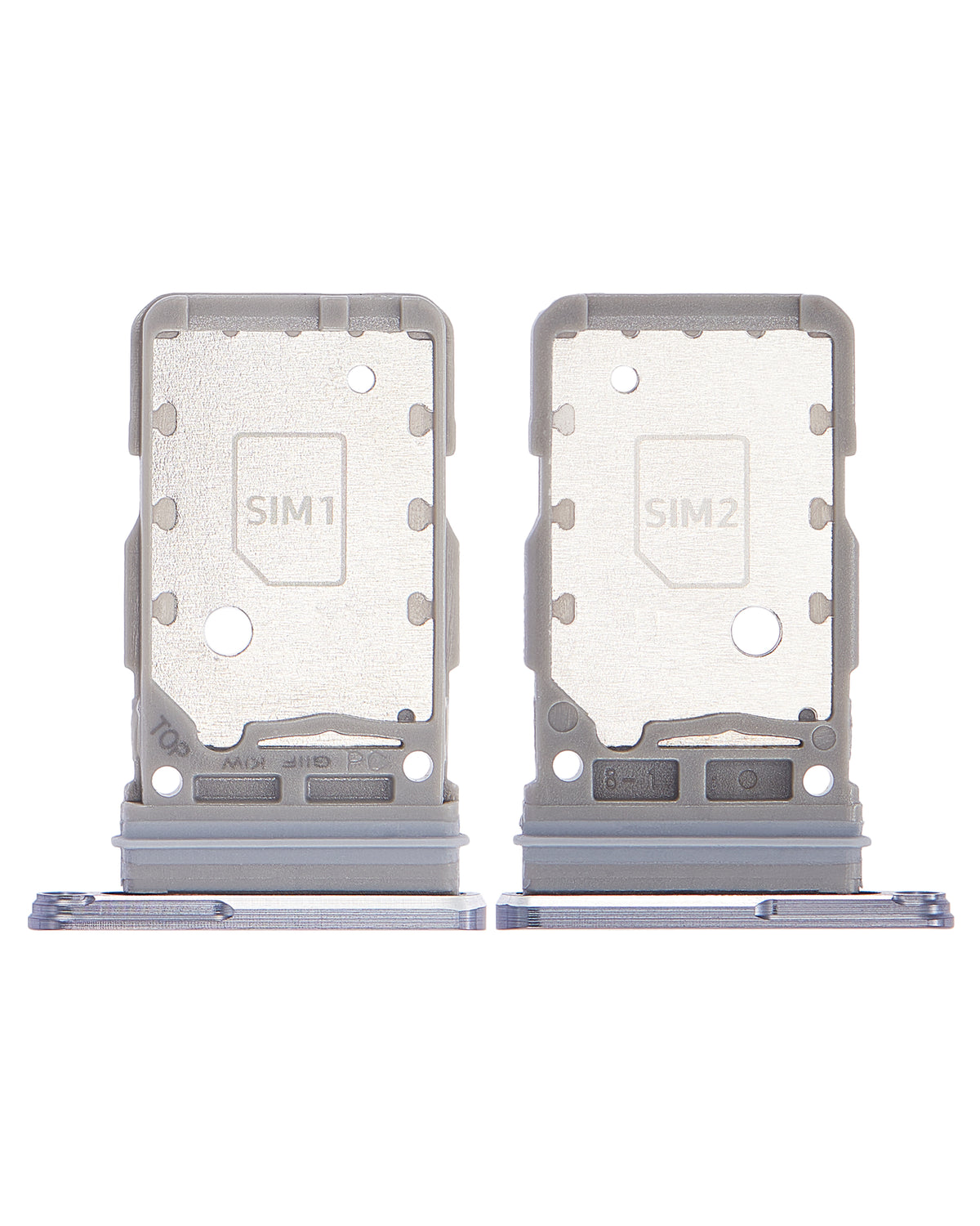 Replacement Dual Sim Card Tray Compatible For Samsung Galaxy S21 Ultra (Phantom Titanium)