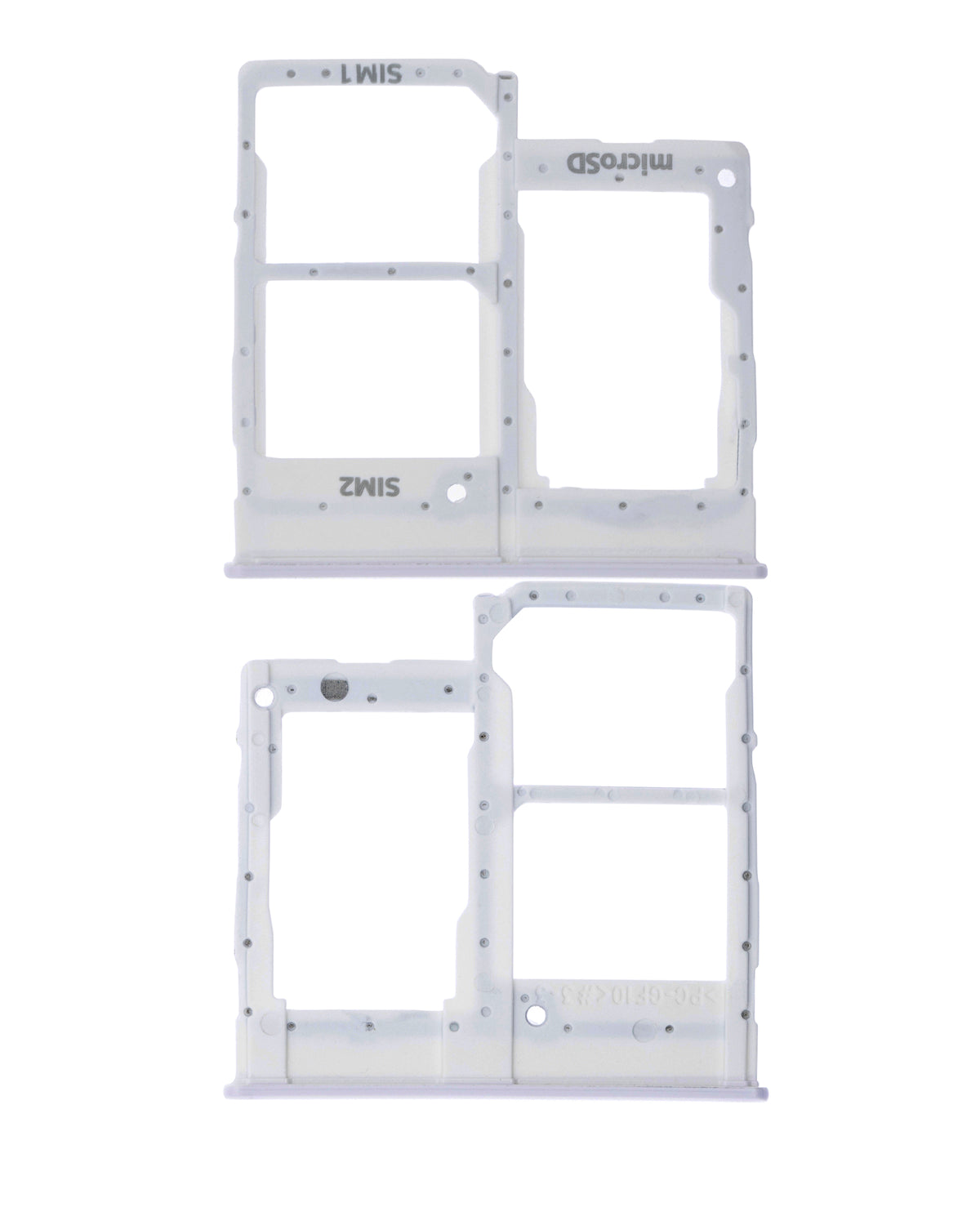 Dual Sim Card Tray Compatible For Samsung Galaxy A20E (A202 / 2019) (White)