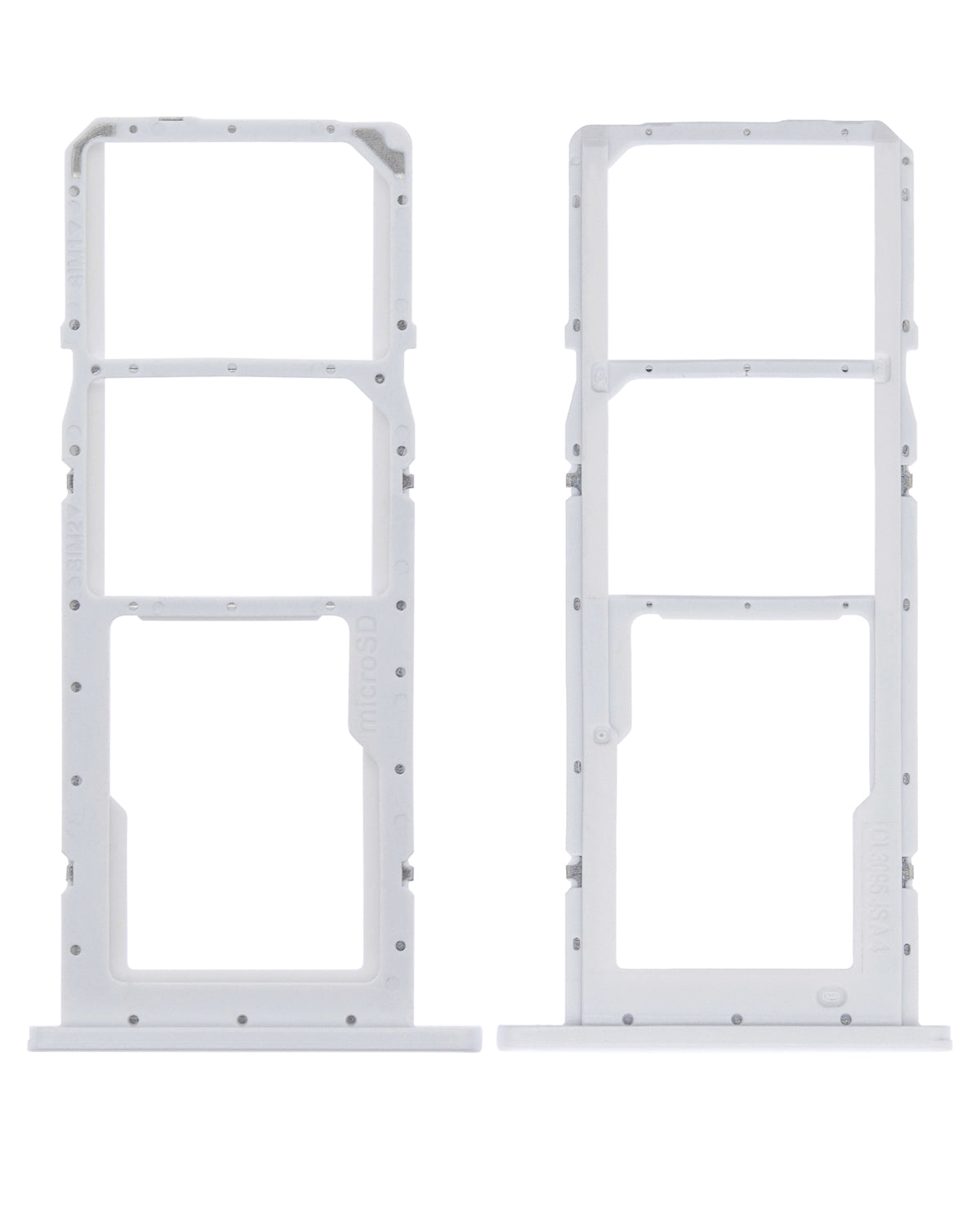 Dual Sim Card Tray Compatible For Samsung Galaxy A02S (A025 / 2020) / A03 (A035 / 2021) (White)