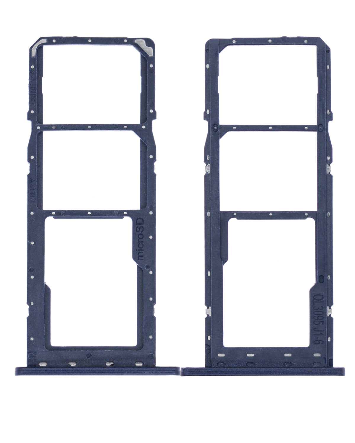 Dual Sim Card Tray Compatible For Samsung Galaxy A02S (A025 / 2020) / A03 (A035 / 2021) (Blue)