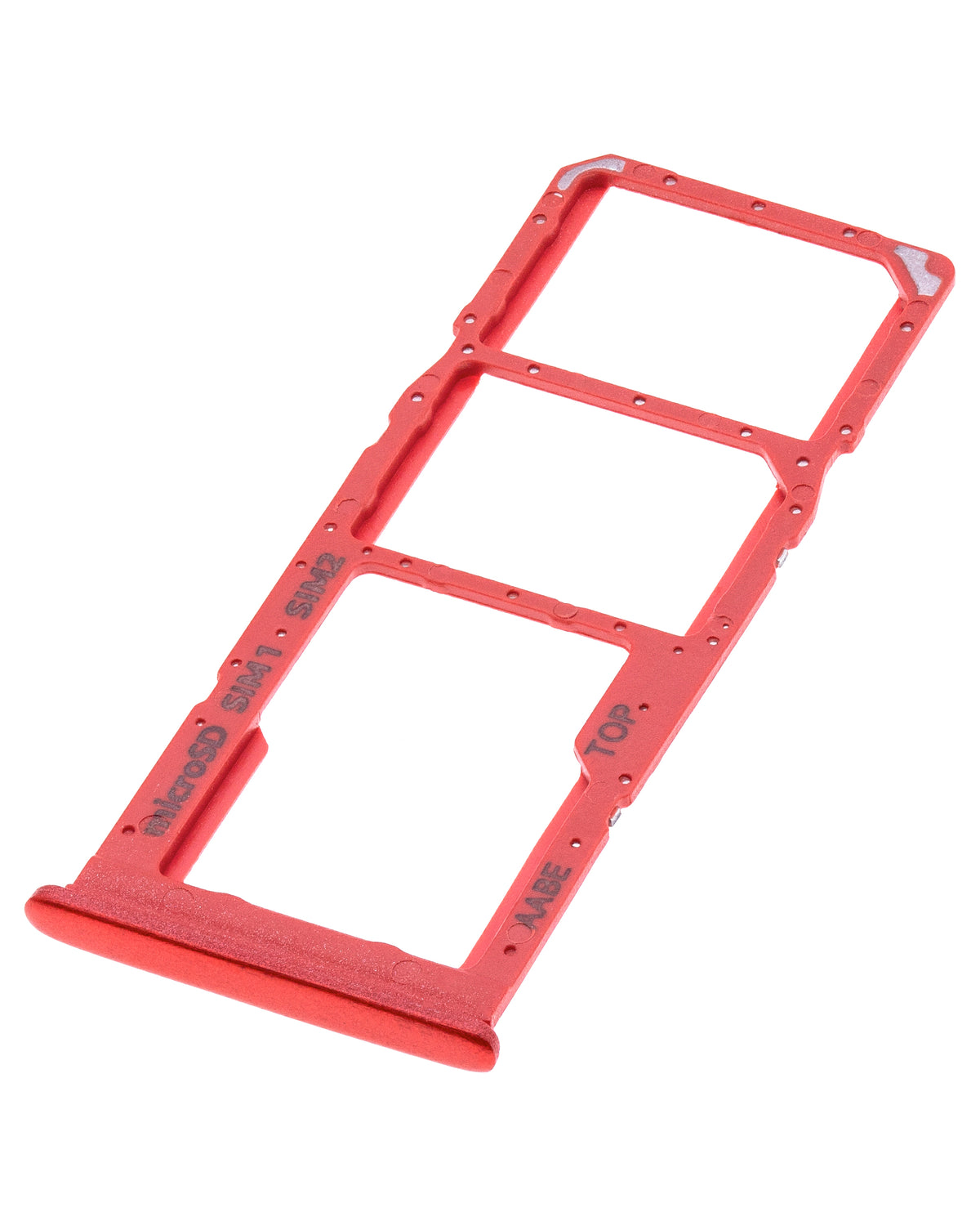 Dual Sim Card Tray Compatible For Samsung Galaxy A02 (A022 / 2020) (Red)