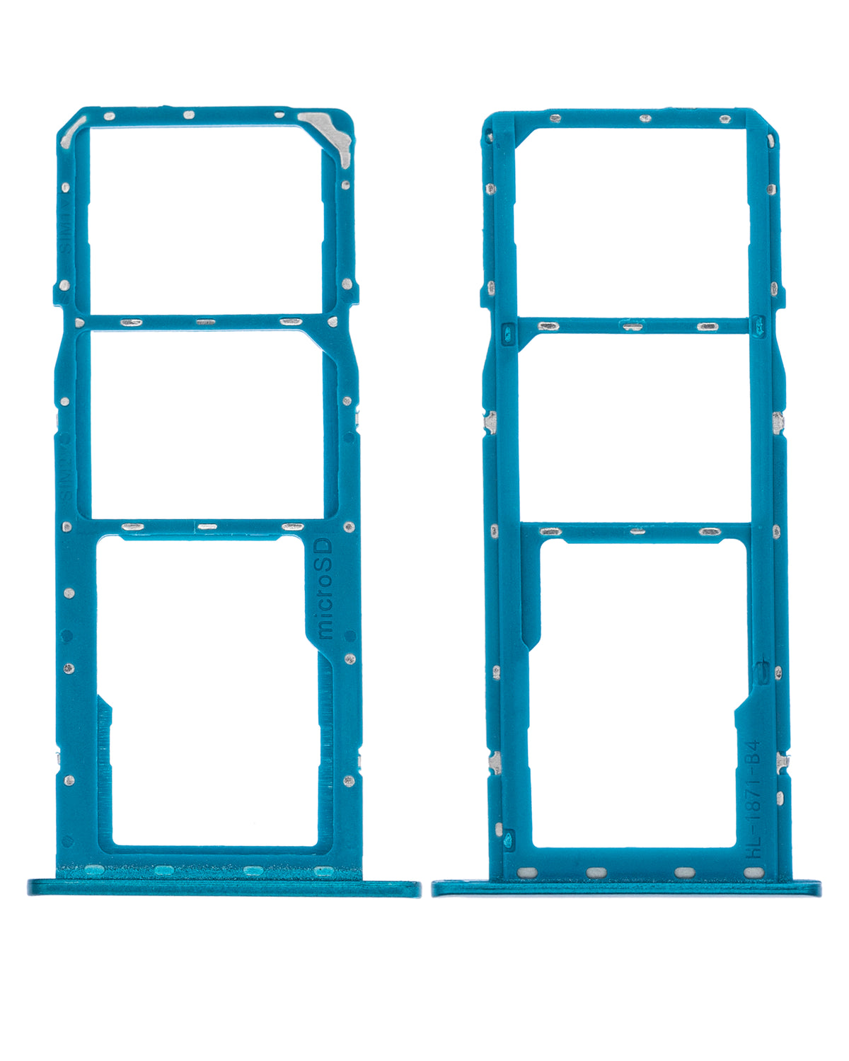 Dual Sim Card Tray Compatible For Samsung Galaxy A01 (A015 / 2020) (Green)