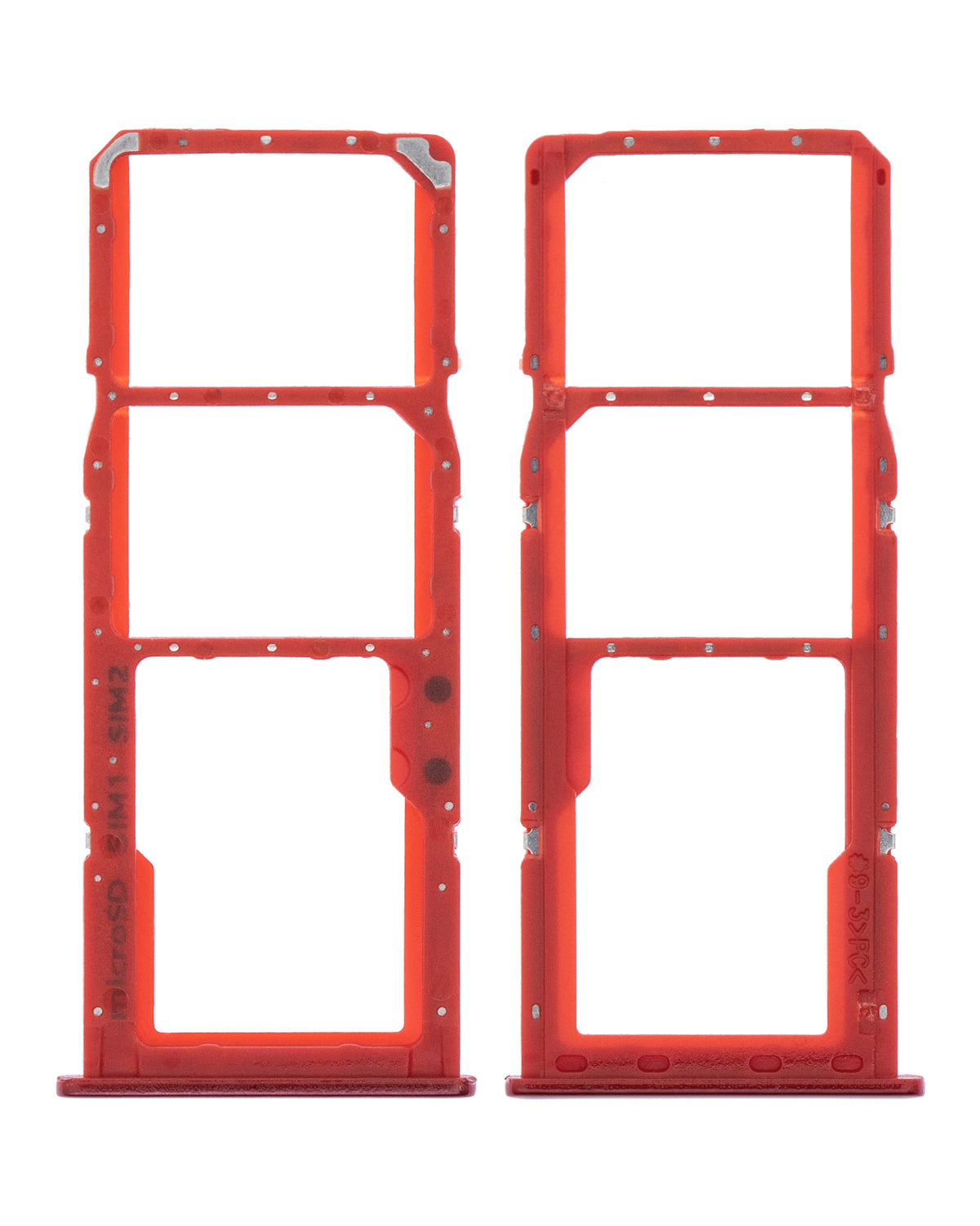 Replacement Dual Sim Card Tray Compatible For Samsung Galaxy A51 4G (A515 / 2019) (Red)