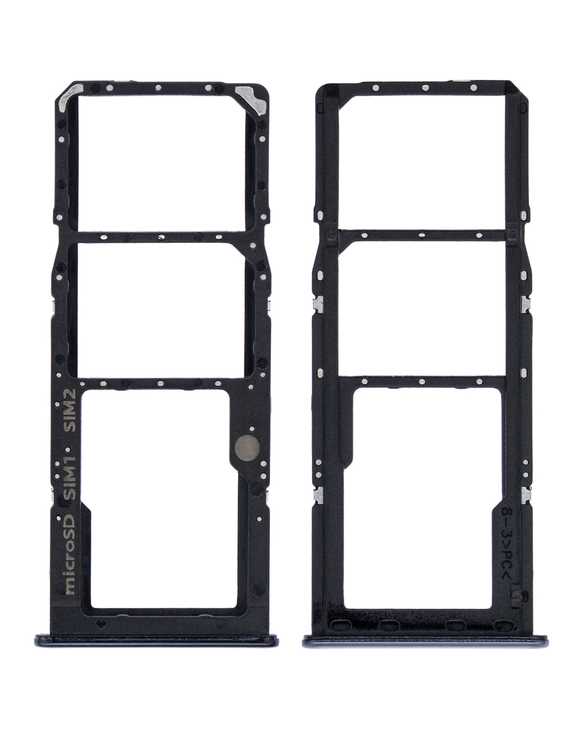 Dual Sim Card Tray Compatible For Samsung Galaxy A50S (A507 / 2019) (Prism Crush Black)