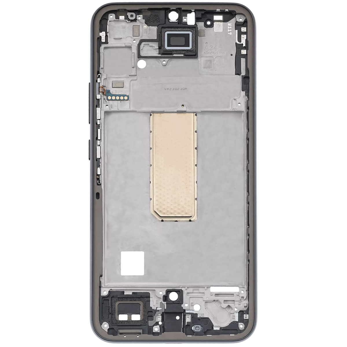 Mid-Frame Housing Compatible For Samsung Galaxy A34 (A346 / 2023) (Graphite)