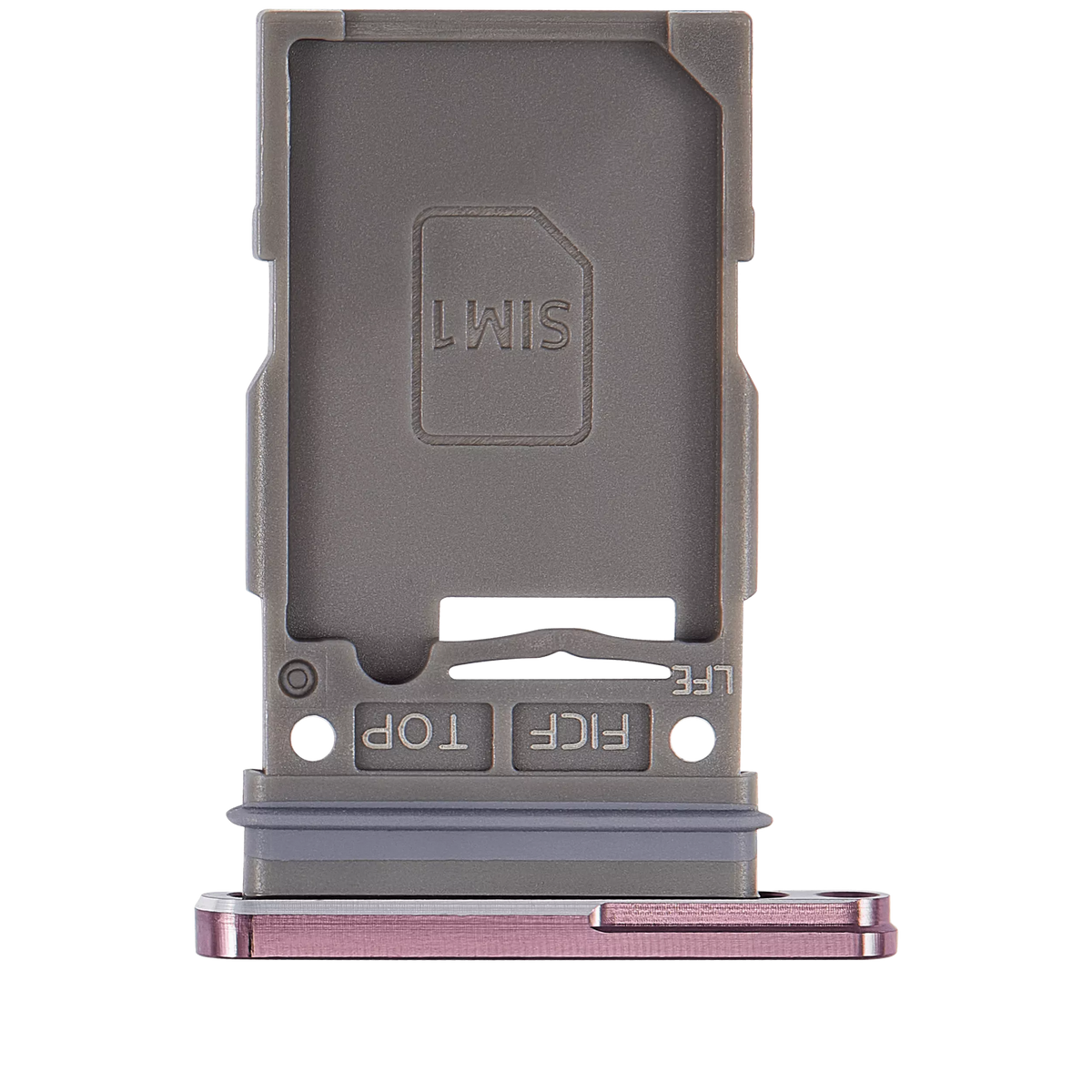 Single Sim Card Tray Compatible For Samsung Galaxy Z Fold 4 Replacement (F936) (Burgundy)