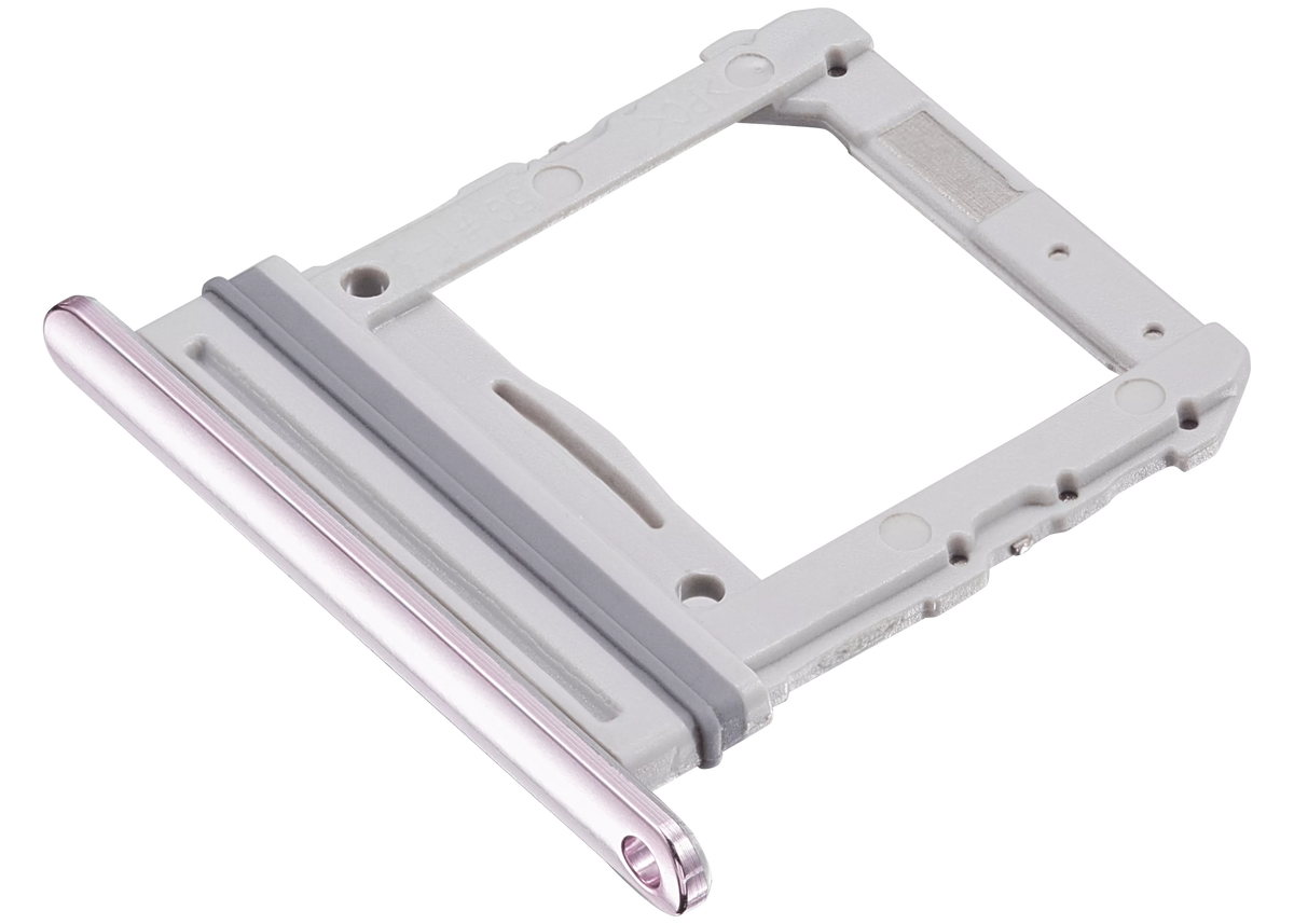 Single Sim Card Tray Compatible For Samsung Galaxy Z Flip 4G (F700) / Z Flip 5G (F707) (Mystic White)